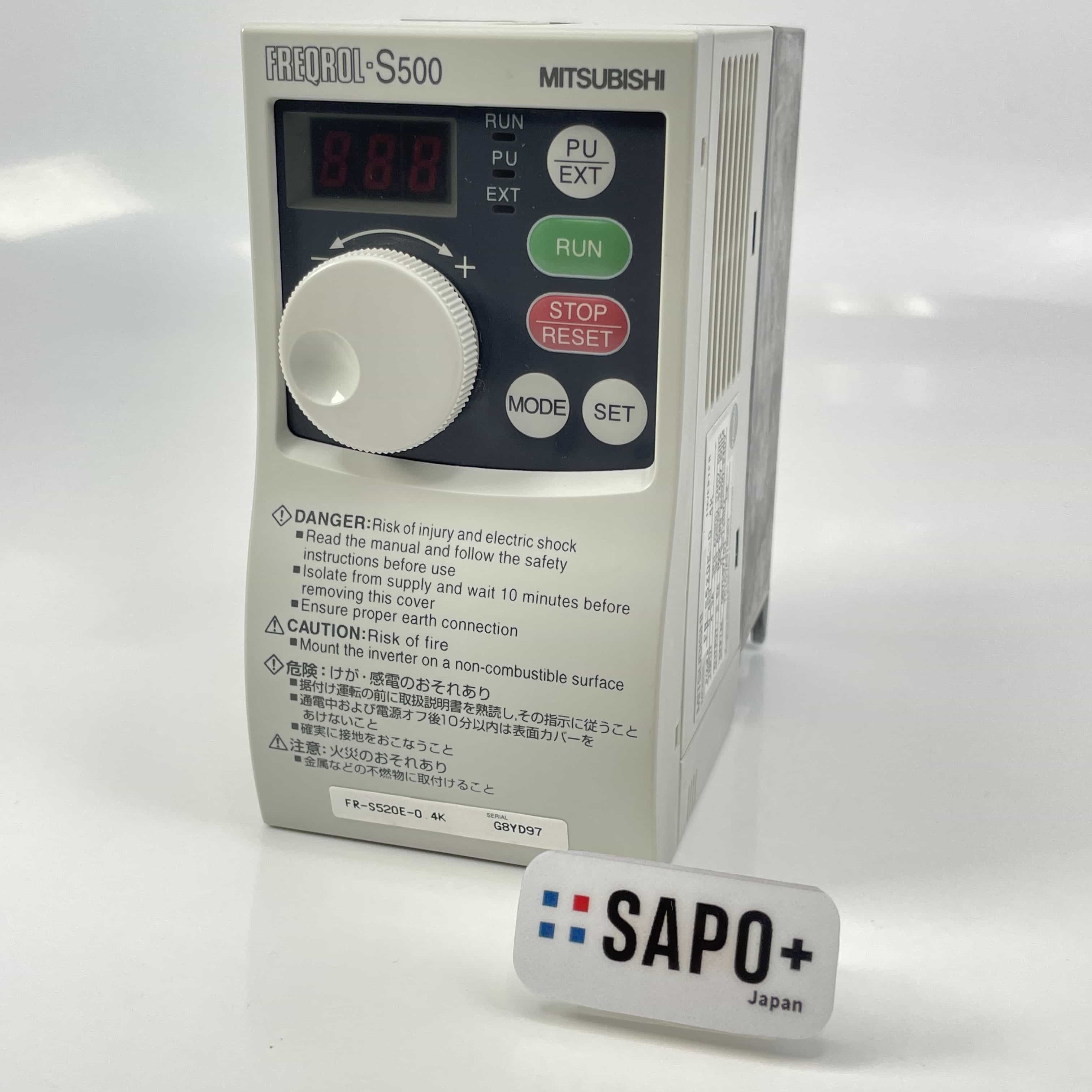 FR-S520E-0.4K インバータ FREQROL-S500シリーズ 三菱電機 | 中古FA