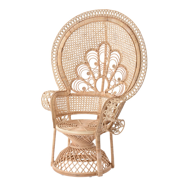 D1011ND 【受注生産】ラタン ピーコックチェア 1人掛け | 【SR-net