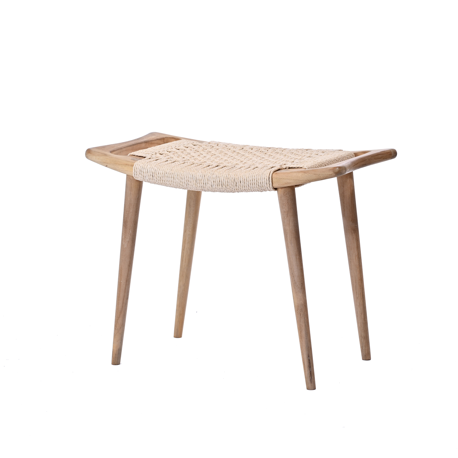 S450RX チーク材 ペーパーコード スツール 【ナチュラル】 | 【SR-net