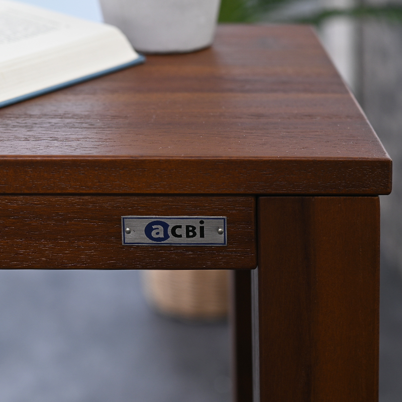 ACT544KA チーク無垢材 カウンターテーブル 115cm幅 | 【SR-net