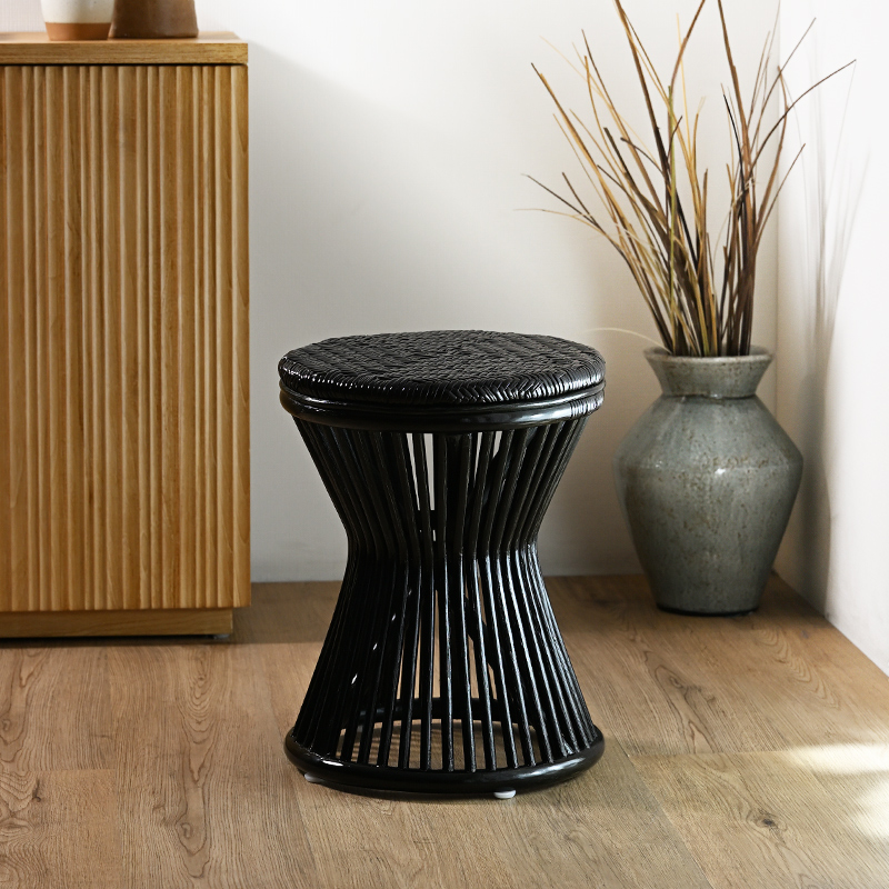 C4181BK ラタンスツール | 【SR-net】Sunflower Rattanの卸販売サイト