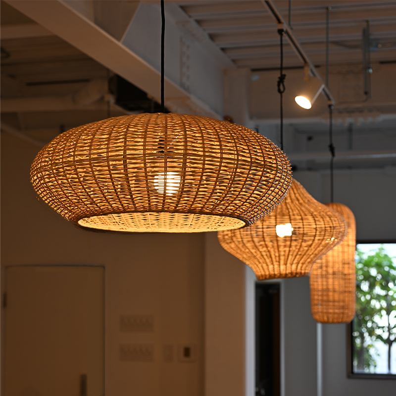 P141ND ラタン ランプシェード | 【SR-net】Sunflower Rattanの卸販売