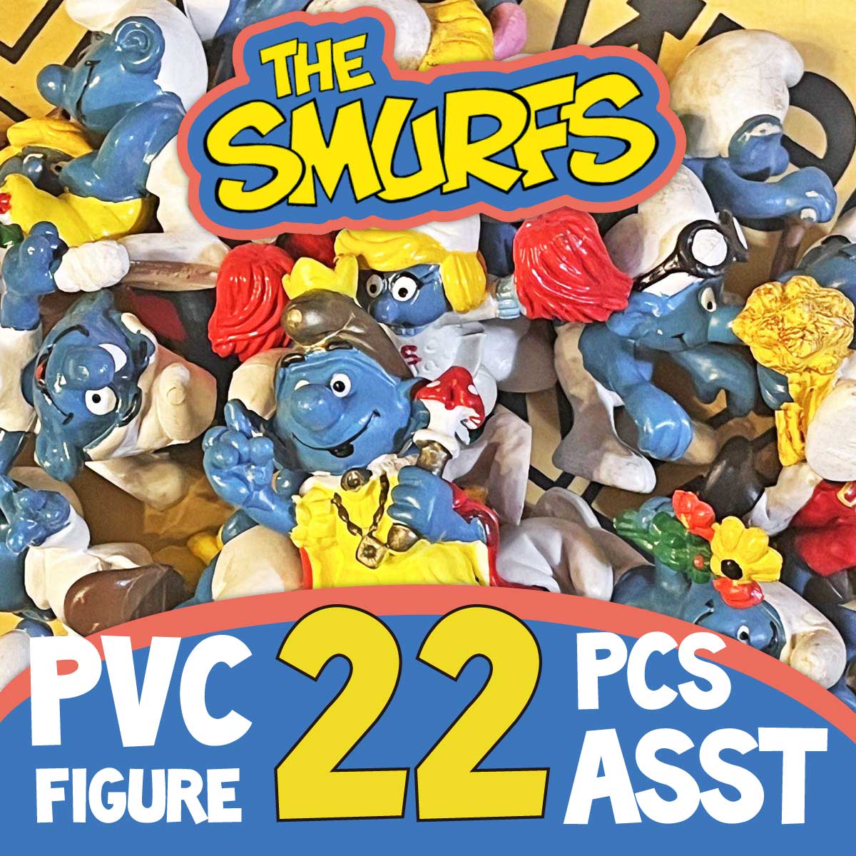SMURFS VILLAGE☆】【USAヴィンテージ TOY】 SMURFS スマーフ PVC