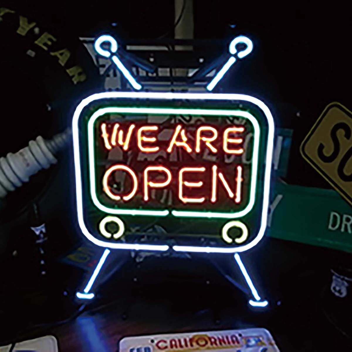 WE'RE OPEN！】【アメリカンダイナー】NEON SIGN ショップ カフェ_