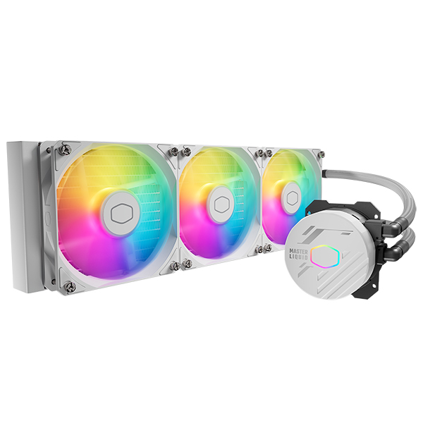 MasterLiquid 360L Core ARGB White CPU Liquid Cooler | Cooler Master