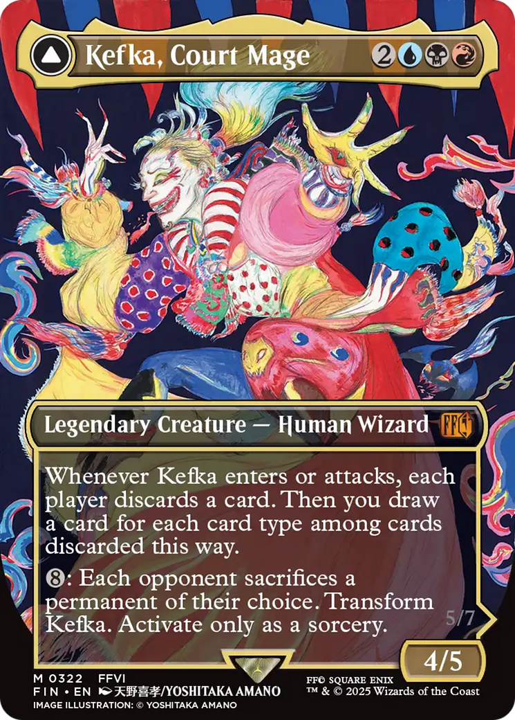 Kefka, Court Mage (FIN) #322 | Dragon Shield MTG Card Manager