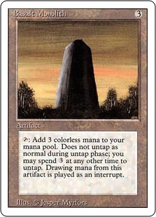 玄武岩のモノリス/Basalt Monolith》[3ED] 茶U | 日本最大級 MTG通販