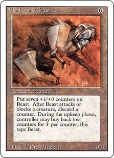 機械仕掛けの獣/Clockwork Beast》[5ED] 茶R | 日本最大級 MTG通販