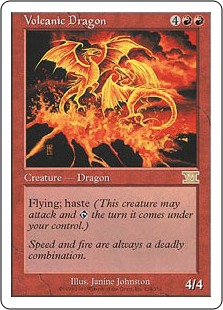 火山のドラゴン/Volcanic Dragon》[6ED] 赤R | 日本最大級 MTG通販