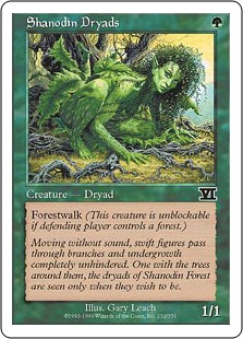 シャノーディンのドライアド/Shanodin Dryads》[5ED] 緑C | 日本最大級