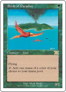 極楽鳥/Birds of Paradise》[6ED] 緑R | 日本最大級 MTG通販サイト