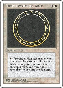 黒の防御円/Circle of Protection: Black》[6ED] 白C | 日本最大級 MTG