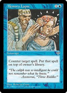 記憶の欠落/Memory Lapse》[MIR] 青C | 日本最大級 MTG通販サイト