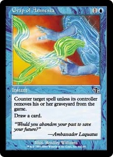 忘却の掌握/Grip of Amnesia》[JUD] 青C | 日本最大級 MTG通販サイト