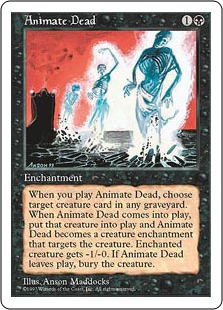 Foil】《動く死体/Animate Dead》[ジャッジ褒賞] 黒 | 日本最大級 MTG