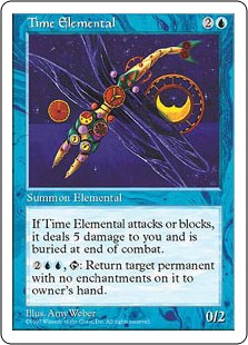 時の精霊/Time Elemental》[4ED] 青R | 日本最大級 MTG通販サイト