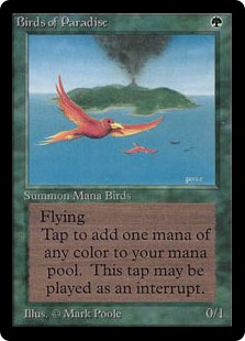 極楽鳥/Birds of Paradise》[LEB] 緑R | 日本最大級 MTG通販サイト