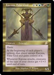 邪神カローナ/Karona, False God》[SCG] 金R | 日本最大級 MTG通販