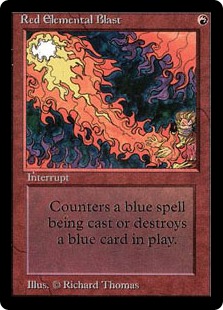 赤霊破/Red Elemental Blast》[LEB] 赤C | 日本最大級 MTG通販サイト