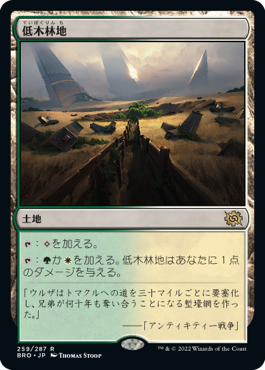 低木林地/Brushland》[ICE] 土地R | 日本最大級 MTG通販サイト「晴れる屋」
