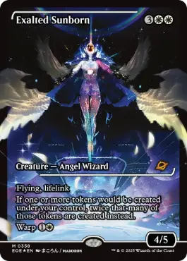 Foil】(358)□ショーケース□《喜びあふれる太陽生まれ/Exalted