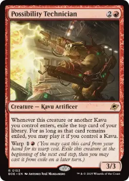 153)《可能性の技師/Possibility Technician》[EOE] 赤R | 日本最大級