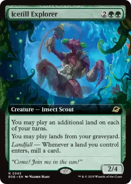 Foil】(343)□拡張アート□《氷耕しの探検家/Icetill Explorer》[EOE