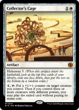 001)《収集家の檻/Collector's Cage》[BIG] 白R | 日本最大級 MTG通販
