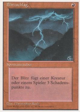 稲妻/Lightning Bolt》[4ED] 赤C | 日本最大級 MTG通販サイト「晴れる屋」