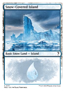 117)《冠雪の島/Snow-Covered Island》[MB2] 土地C | 日本最大級 MTG