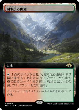 樹木茂る山麓/Wooded Foothills》[KTK] 土地R | 日本最大級 MTG通販