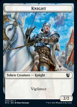 005)《騎士トークン/Knight Token》[2X2] 白 | 日本最大級 MTG通販