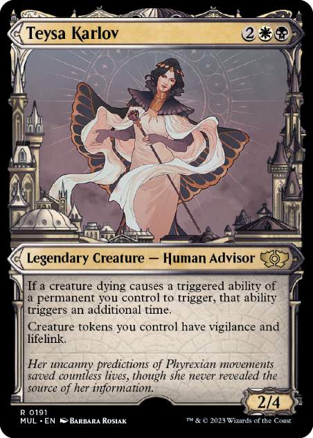 ダブルレインボウ・Foil】(191)《テイサ・カルロフ/Teysa Karlov