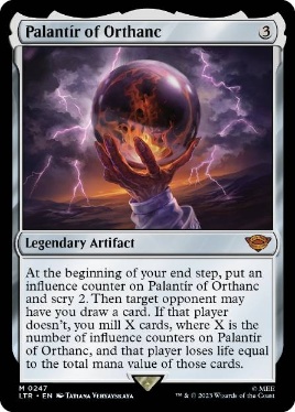 247)《オルサンクのパランティール/Palantír of Orthanc》[LTR] 茶R