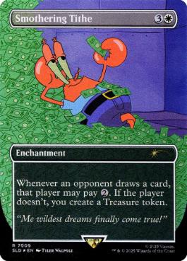 Foil】《息詰まる徴税/Smothering Tithe》[ジャッジ褒賞] 白 | 日本