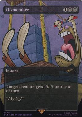 Foil】(322)□旧枠□《四肢切断/Dismember》[TSR-BS] 黒R | 日本最大級