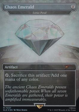 Foil】(7034)□ボーダーレス□《Chaos Emerald》//《水蓮の花びら