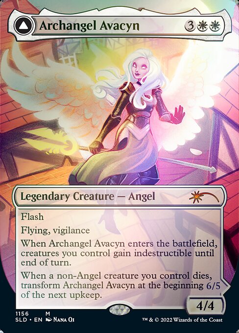 Foil】(1156)□ボーダーレス□《大天使アヴァシン/Archangel Avacyn