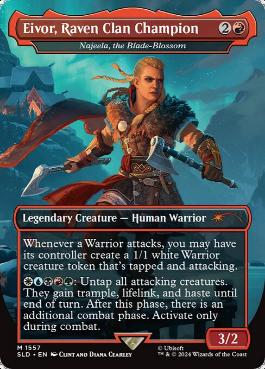 Foil】《刃を咲かせる者、ナジーラ/Najeela, the Blade-Blossom》[BBD