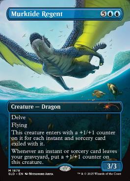 1878)□ボーダーレス□《濁浪の執政/Murktide Regent》[SLD] 青 | 日本
