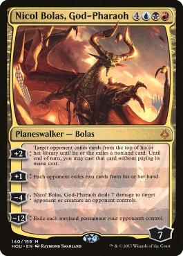 王神、ニコル・ボーラス/Nicol Bolas, God-Pharaoh》[HOU] 金R | 日本