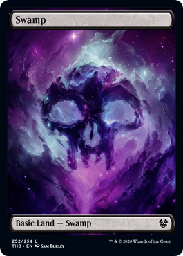 252)□フルアート□《沼/Swamp》[THB] 土地 | 日本最大級 MTG通販