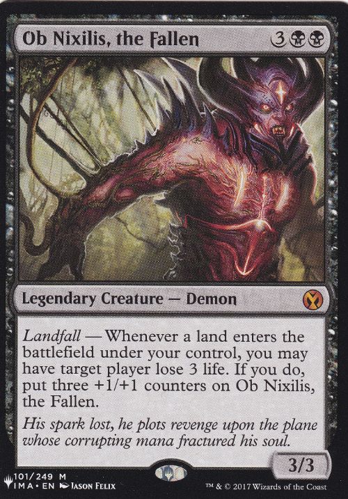 堕ちたる者、オブ・ニクシリス/Ob Nixilis, the Fallen》[PWシンボル