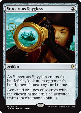 魔術遠眼鏡/Sorcerous Spyglass》[XLN] 茶R | 日本最大級 MTG通販