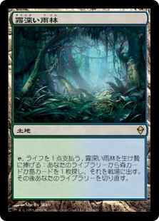 250)《霧深い雨林/Misty Rainforest》[MH2] 土地R | 日本最大級 MTG