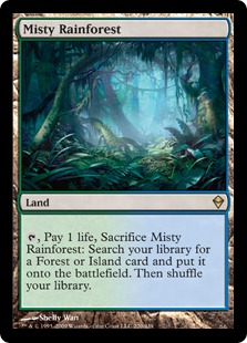 250)《霧深い雨林/Misty Rainforest》[MH2] 土地R | 日本最大級 MTG