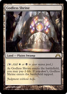 神無き祭殿/Godless Shrine》[GTC] 土地R | 日本最大級 MTG通販サイト