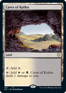 348)《コイロスの洞窟/Caves of Koilos》[TDC] 土地R | 日本最大級 MTG