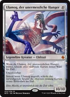 Foil】《絶え間ない飢餓、ウラモグ/Ulamog, the Ceaseless Hunger