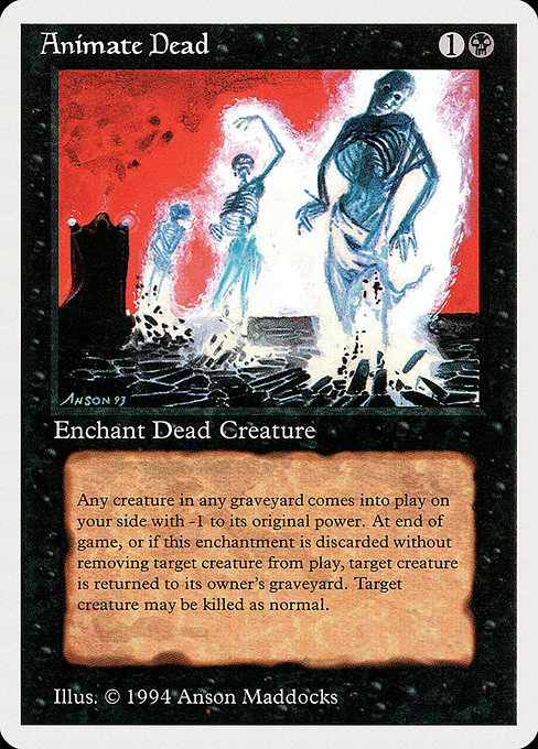 Foil】《動く死体/Animate Dead》[ジャッジ褒賞] 黒 | 日本最大級 MTG